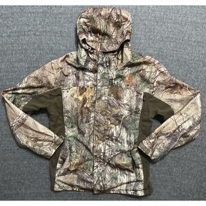 Men's Master Sportsman Rugged Outdoor Gear Camouflage Hunting Jacket Size Large